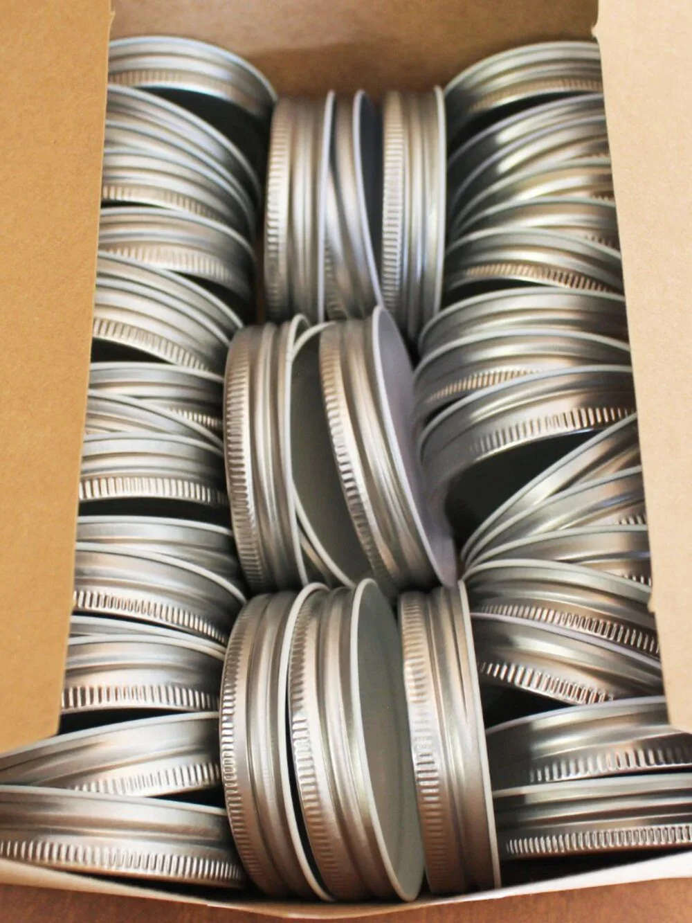 Metal Jar Lids (40) - mason canning lid